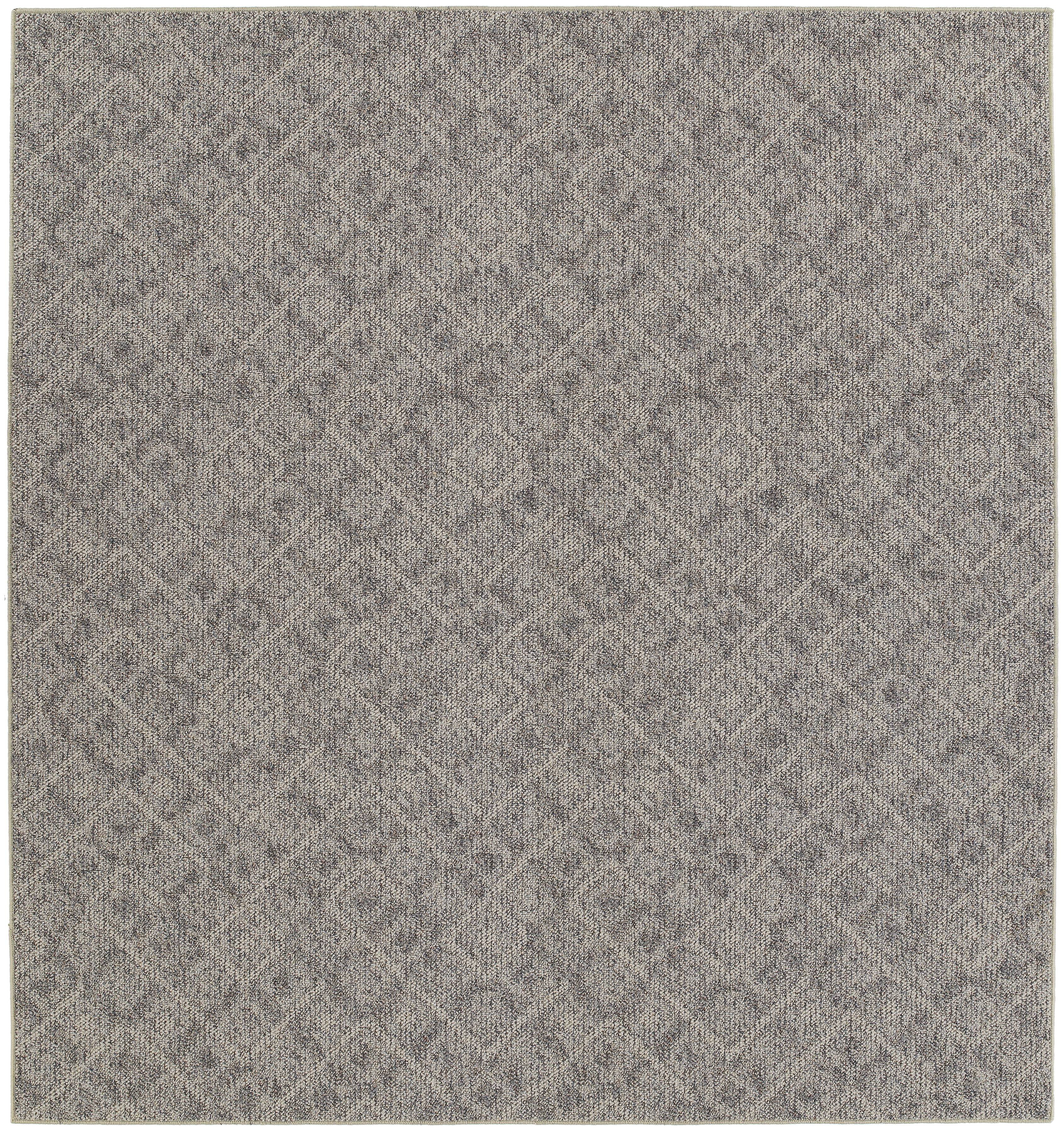 Garland 12' Square Gray Polypropylene Stain-Resistant Area Rug