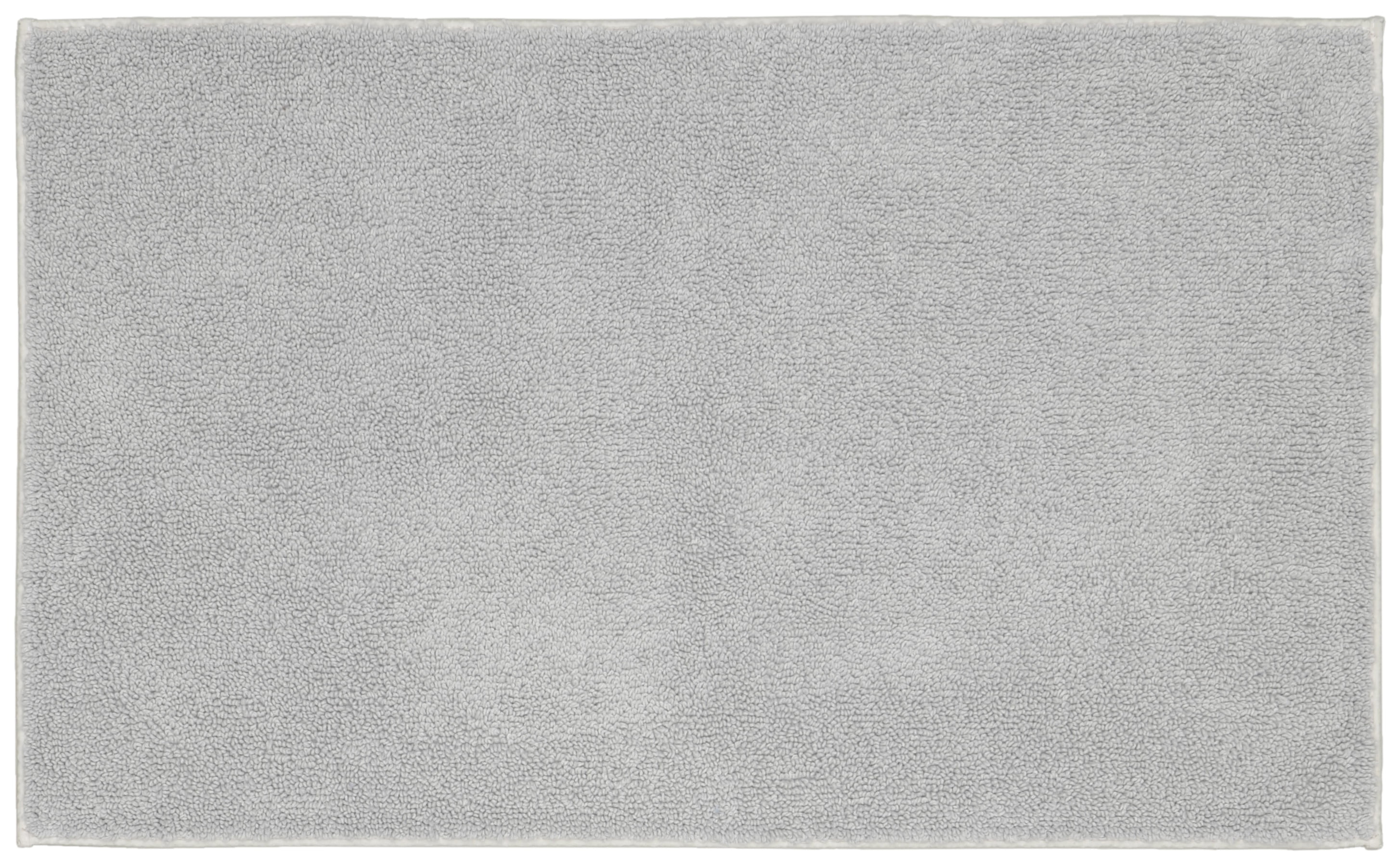Garland Rug Classic Cotton Platinum Gray Bath Rug, 30" x 50"