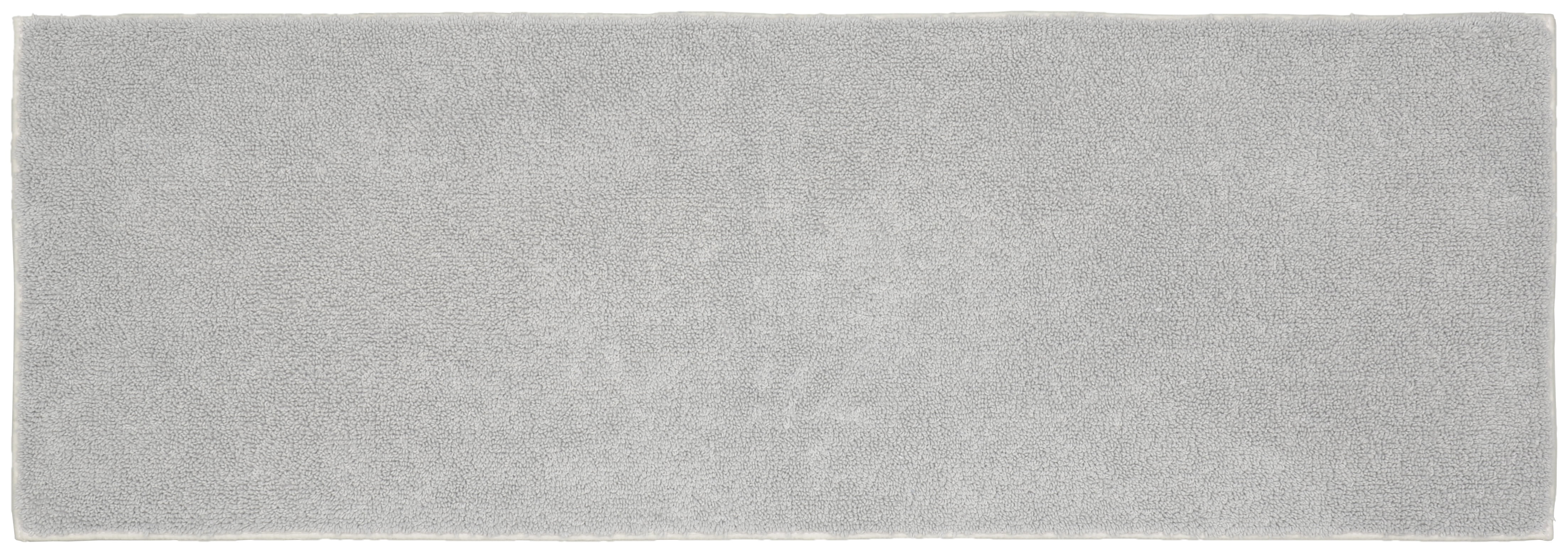 Garland Rug Classic Cotton Platinum Gray Bathroom Runner, 22" x 60"
