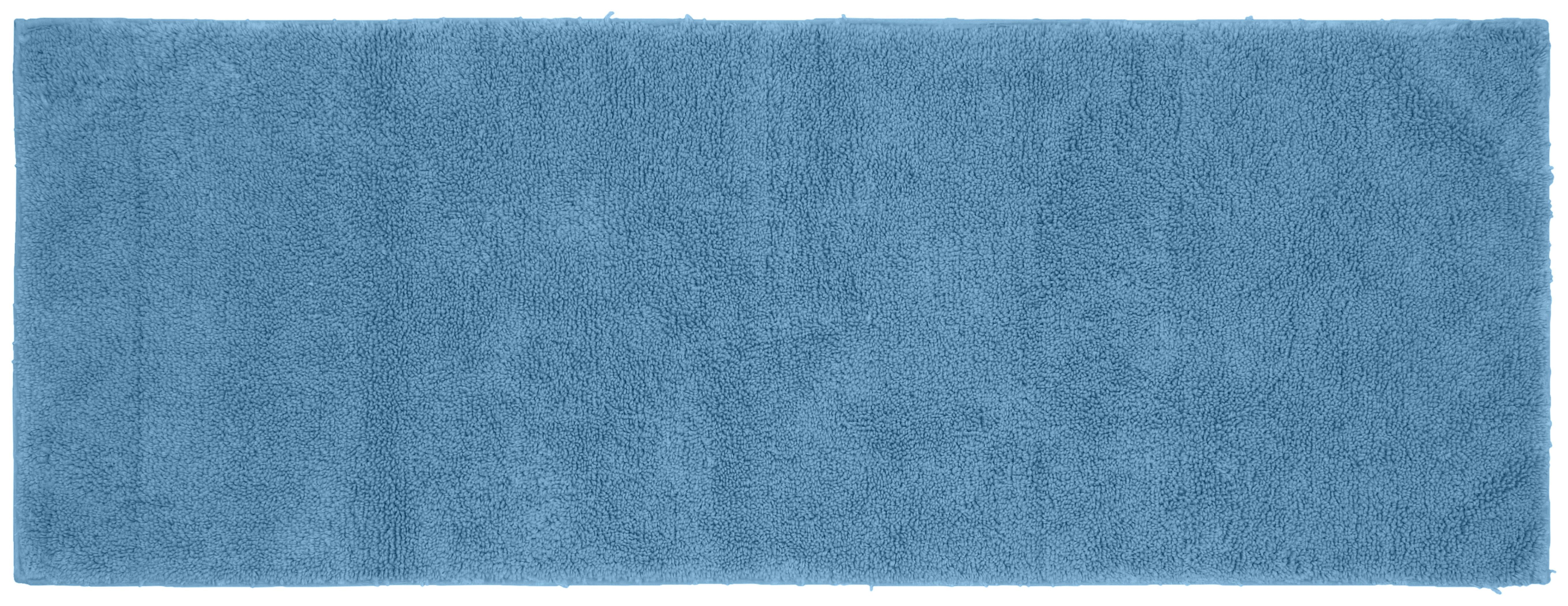 Garland Rug Classic Cotton Sky Blue Bathroom Runner, 22" x 60"