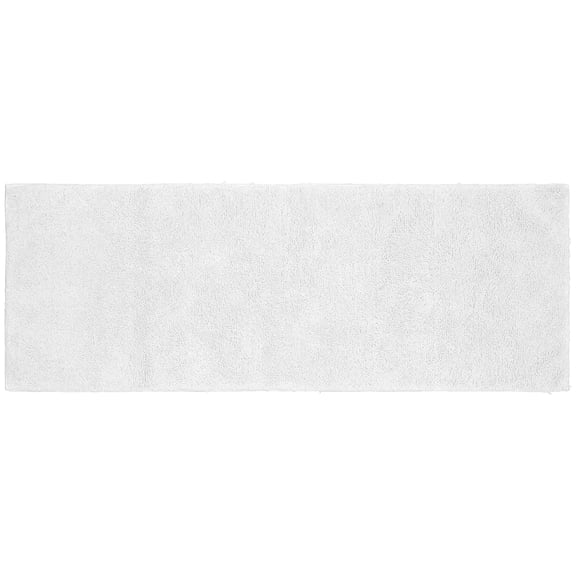 Garland Rug Classic Cotton White Bathroom Runner, 22" x 60"