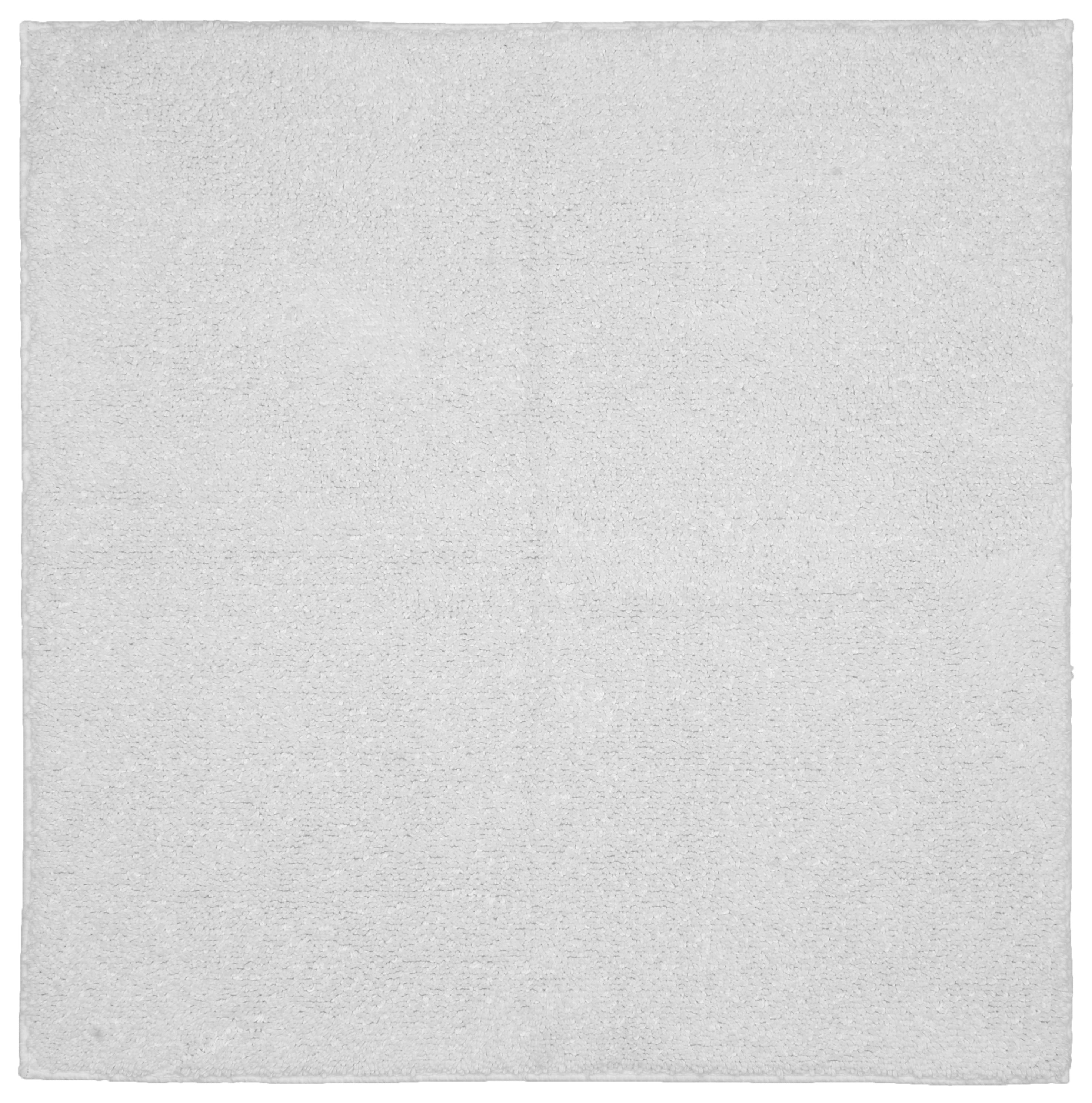 Garland Rug Classic Cotton White Square Bath Rug, 24" x 24"