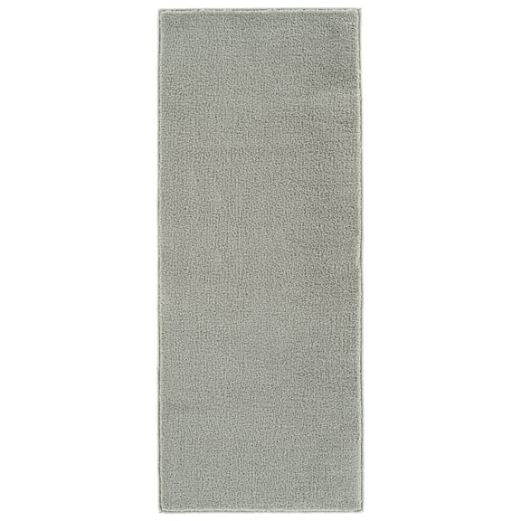 Garland Rug Clayton Plush Gray Basic Utility Indoor Runner Rug, 2' x 5'