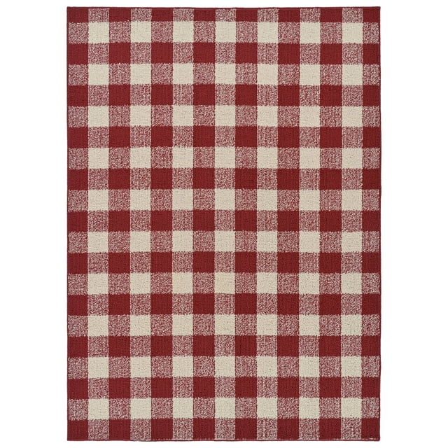 Garland Rug Country Living Buffalo Plaid 5 ft. x 7 ft. Indoor/Outdoor