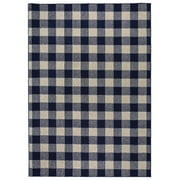 Garland Rug Country Living Buffalo Plaid 5 ft. x 7 ft. Indoor/Outdoor Area Rug Navy/Ivory