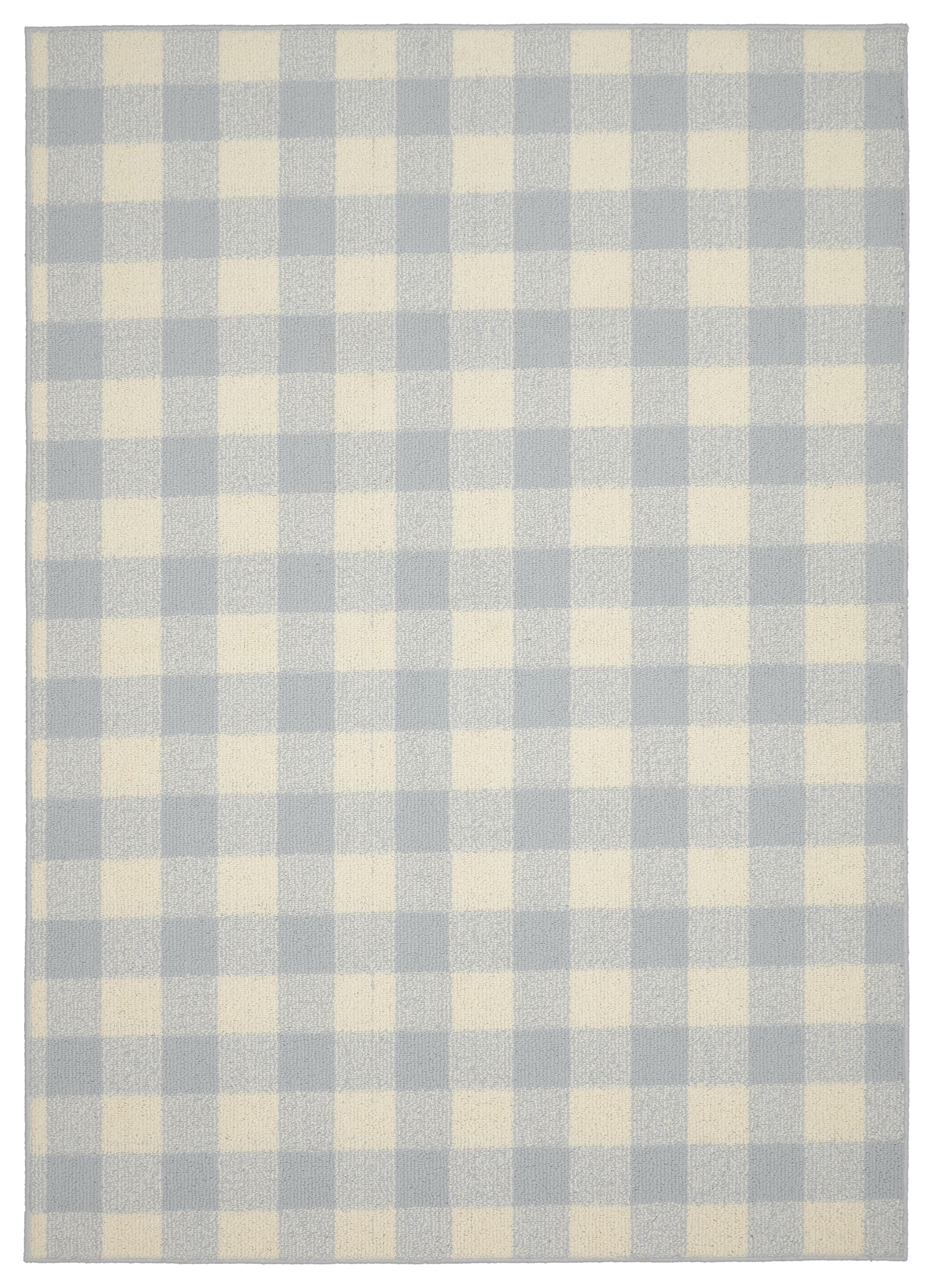 Country Living Soft Silver/Ivory Tufted Rectangular Area Rug 5' x 7'