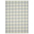 thumbnail image 1 of Garland Rug Country Living Buffalo Plaid 5 ft. x 7 ft. Area Rug Soft Silver/Ivory, 1 of 7