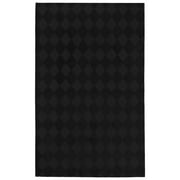 Garland Rug Diamond Polypropylene Black Indoor Area Rug, 5' x 7'