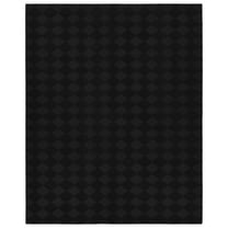 Garland Rug Diamond Polypropylene Black Indoor Area Rug, 9' x 12'