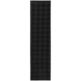 thumbnail image 1 of Garland Rug Diamond Polypropylene Black Indoor Runner Rug, 2' x 12', 1 of 6