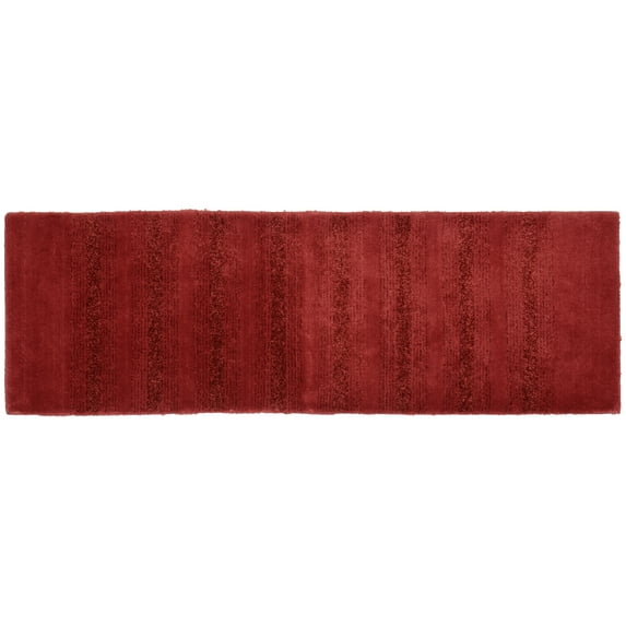 Garland Rug Essence Washable Nylon Chili Red Bathroom Runner, 22" x 60"