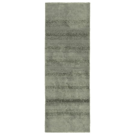 Garland Rug Essence Washable Nylon Deep Fern Bathroom Runner, 22" x 60"