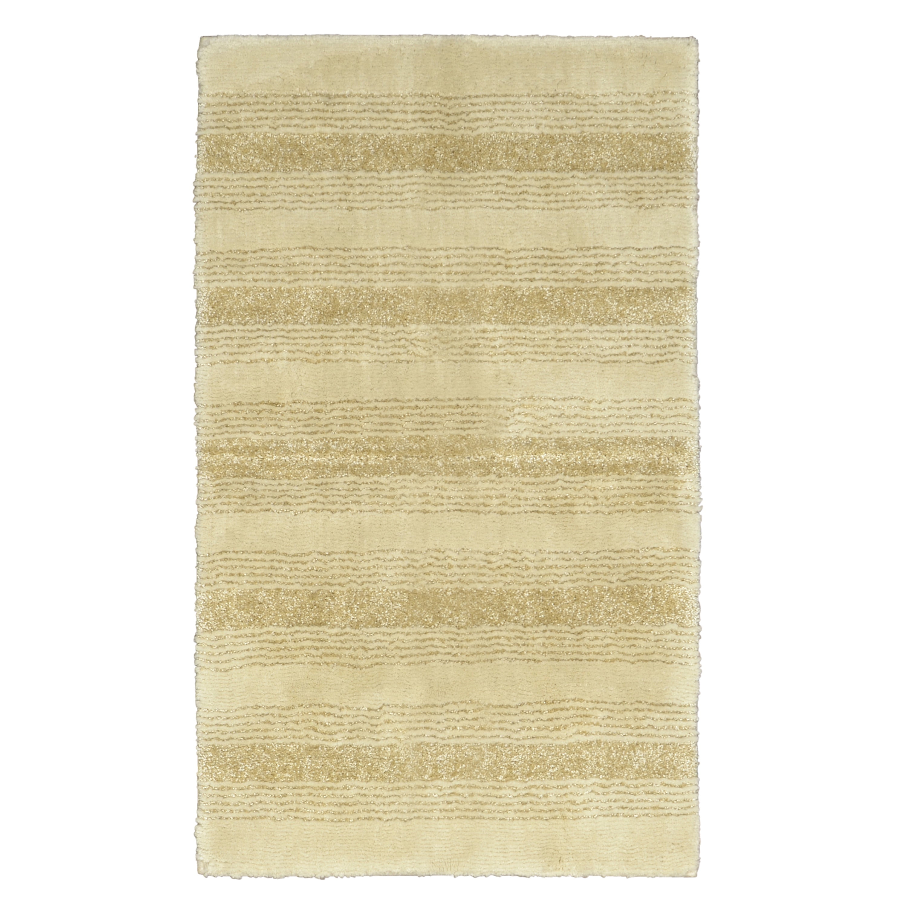 Soft Plush Nude Nylon Rectangle Bathroom Rug