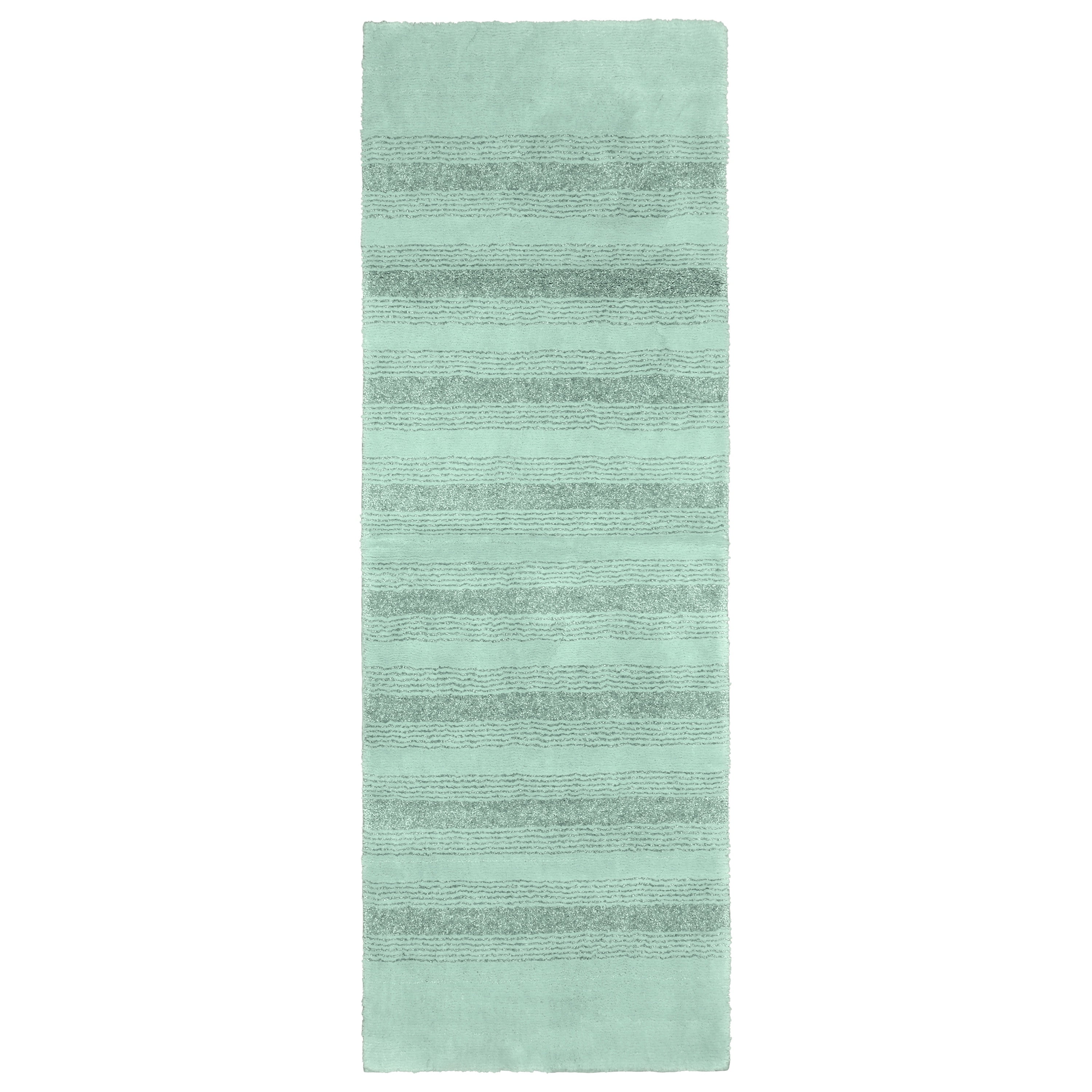 Garland Rug Essence Washable Nylon Sea Foam Bathroom Runner, 22" x 60"