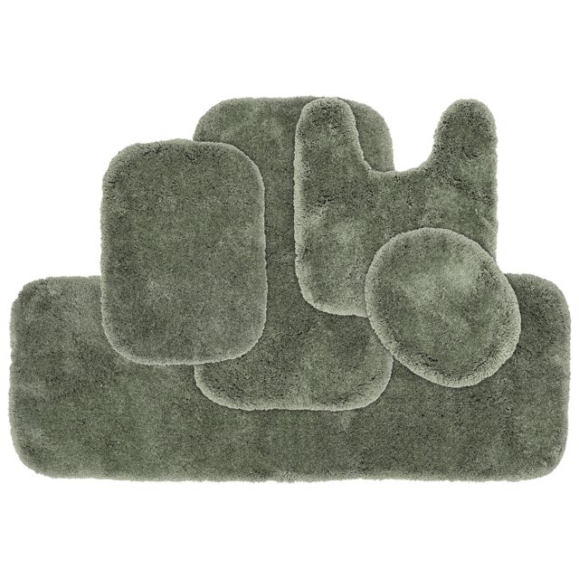 Garland Rug Finest Luxury 5 Piece Ultra Plush Washable Bath Rug Set