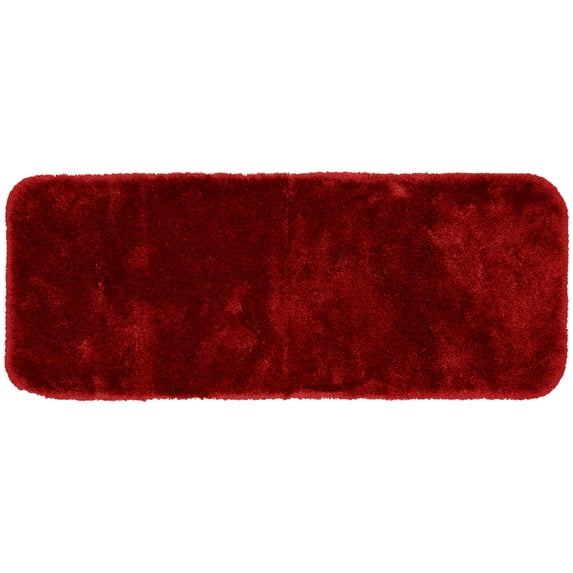 Garland Rug Finest Luxury Washable Nylon Chili Red Bath Runner, 22" x 60"