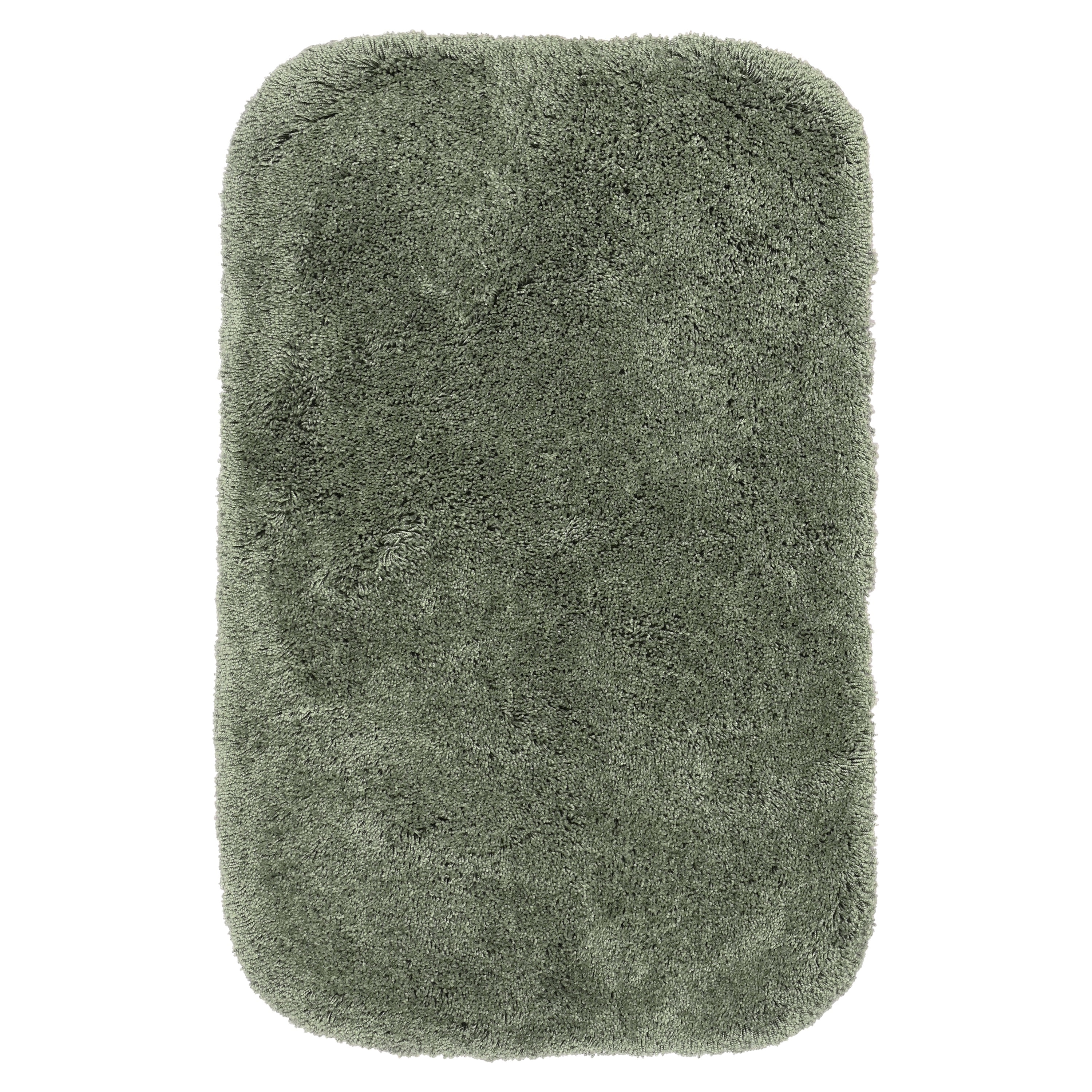 Deep Fern Ultra Plush Nylon Bath Rug, 24" x 40"