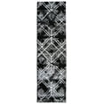 thumbnail image 1 of Garland Rug Finley Polypropylene Black/White Indoor Runner Rug, 2' x 7', 1 of 6