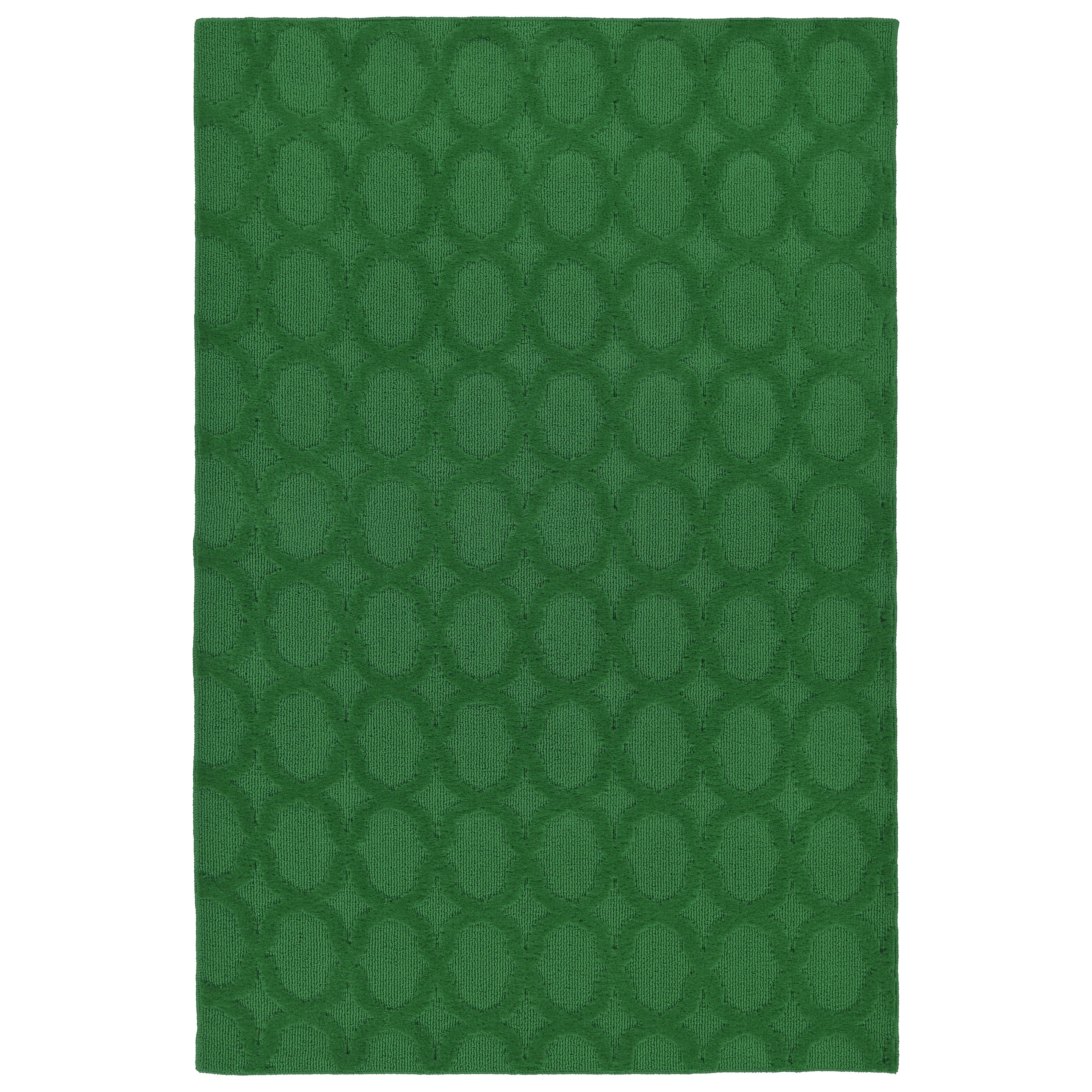 Garland Rug Garden Trellis Polypropylene Green Indoor/Outdoor Area Rug, 4' x 6'