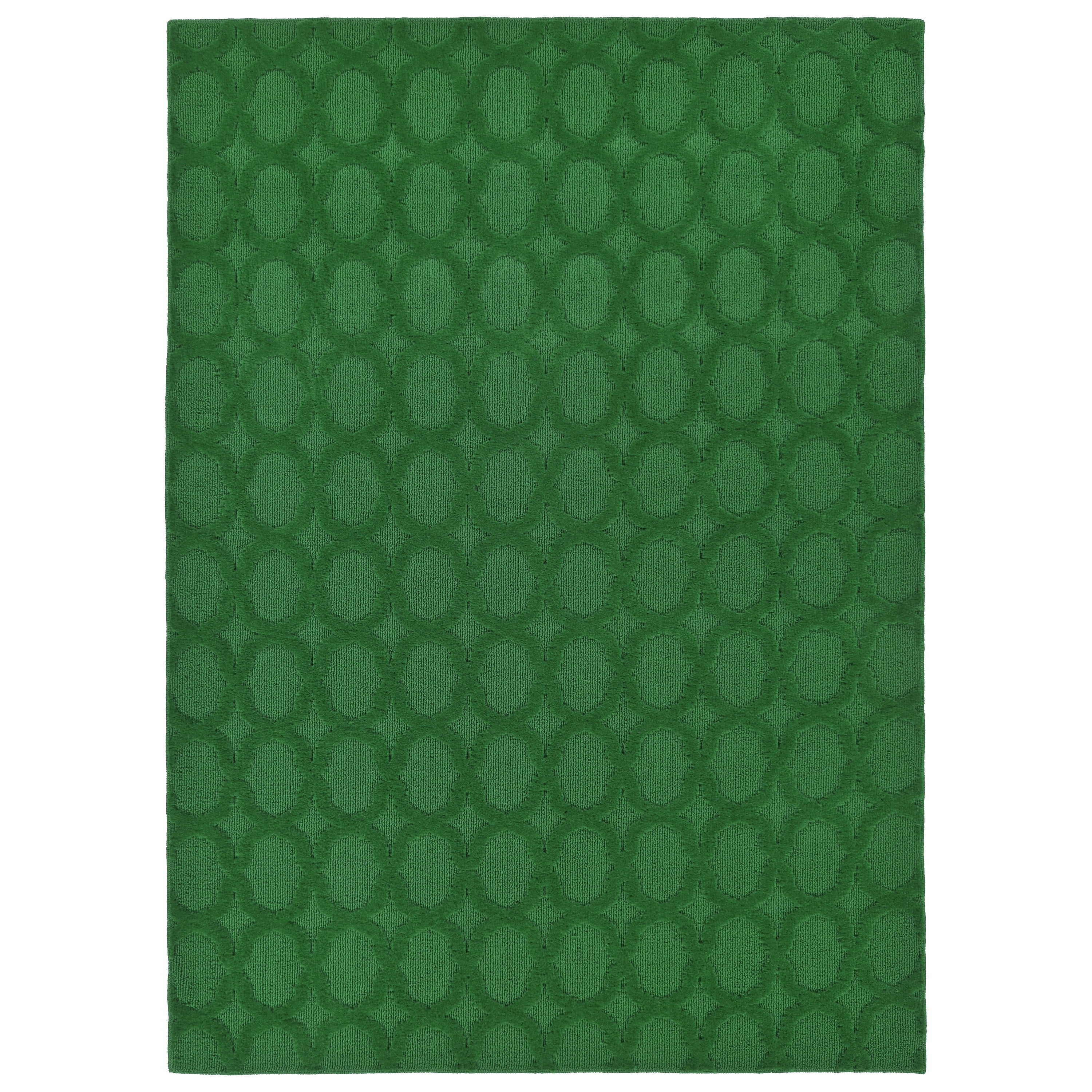 Garland Rug Garden Trellis Polypropylene Green Indoor/Outdoor Area Rug, 6' x 9'
