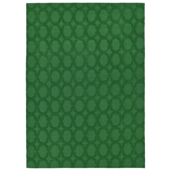 Garland Rug Garden Trellis Polypropylene Green Indoor/Outdoor Area Rug, 6' x 9'