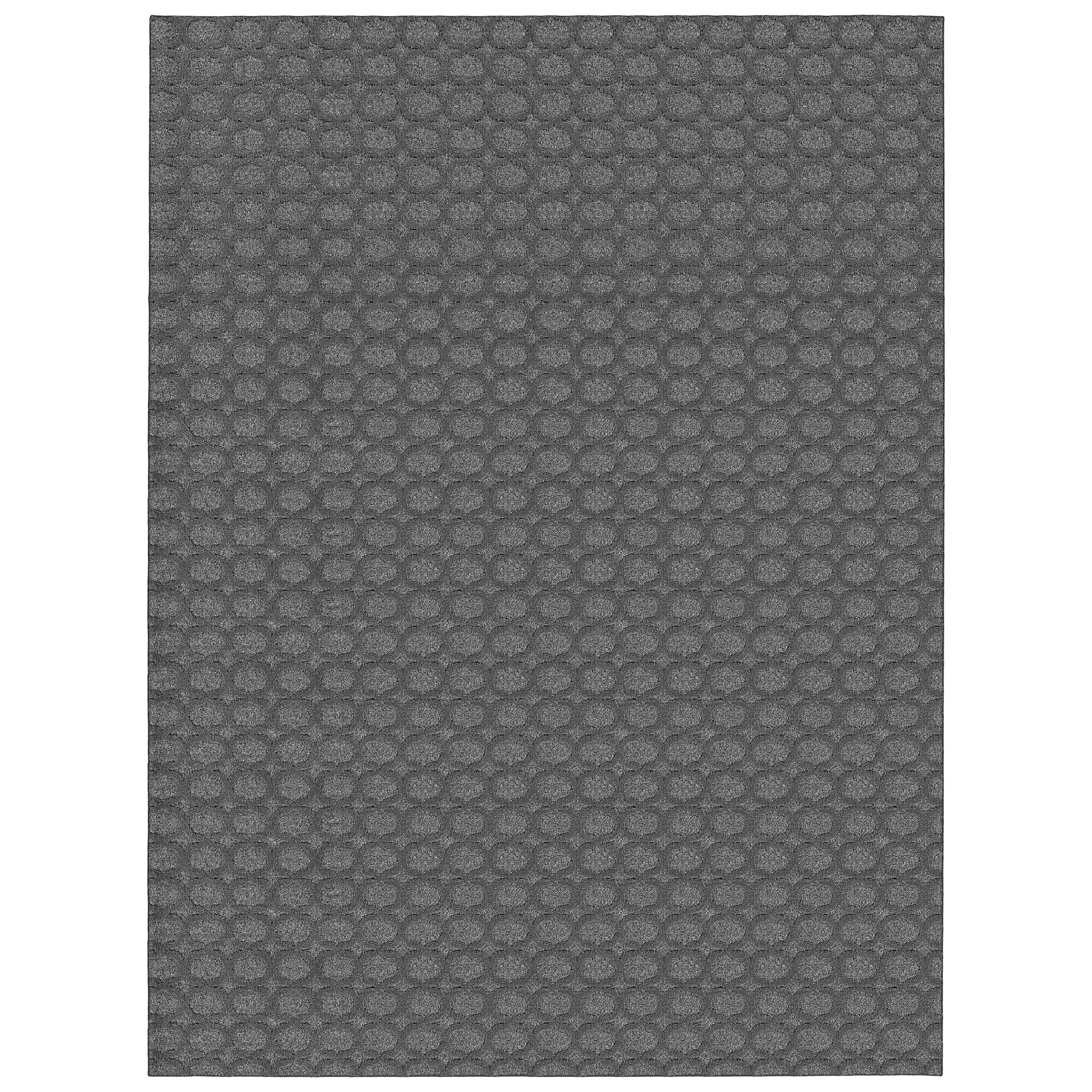 Garland Rug Garden Trellis Polypropylene Heather Gray Indoor/Outdoor Area Rug, 9' x 12'