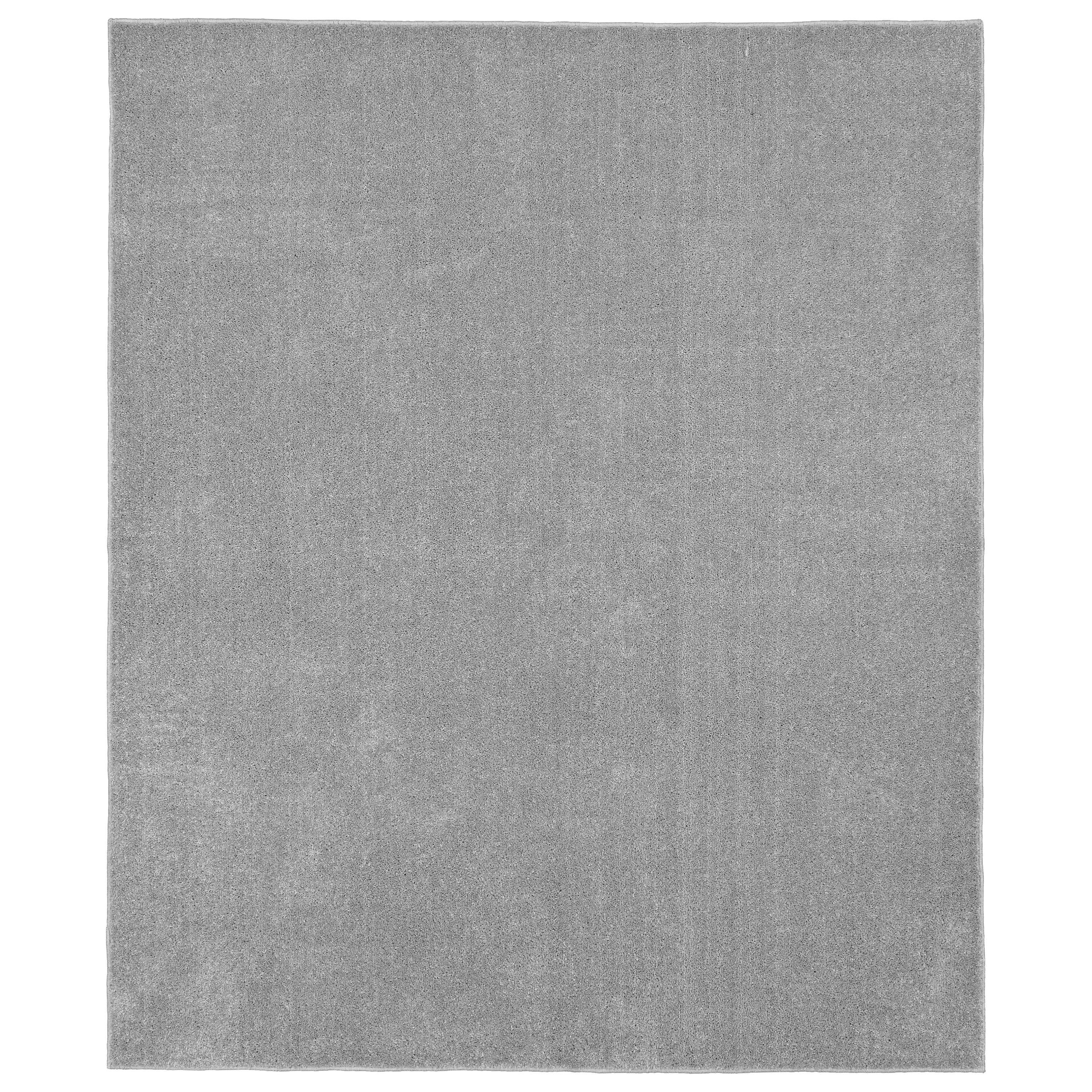 Garland Rug Gramercy Washable Polypropylene Silver Bathroom Carpet, 6