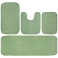thumbnail image 1 of Garland Rug Gramercy Washable Bath Rug Set, 4-Piece (2 Bath Rugs, Contour Rug, Runner Rug) Deep Fern, 1 of 7