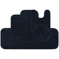 thumbnail image 1 of Garland Rug Gramercy Washable Bath Rug Set, 5 Piece (2 Bath Rugs, Contour, Lid Cover, & Runner Rug) Navy, 1 of 7