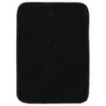 thumbnail image 1 of Garland Rug Gramercy Washable Polypropylene Black Bath Rug, 17" x 24", 1 of 7