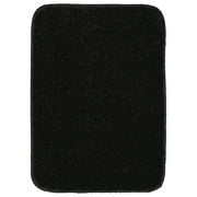 Garland Rug Gramercy Washable Polypropylene Black Bath Rug, 17" x 24"