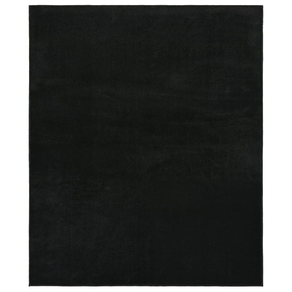 Garland Rug Gramercy Washable Polypropylene Black Bathroom Carpet, 6' x 9'