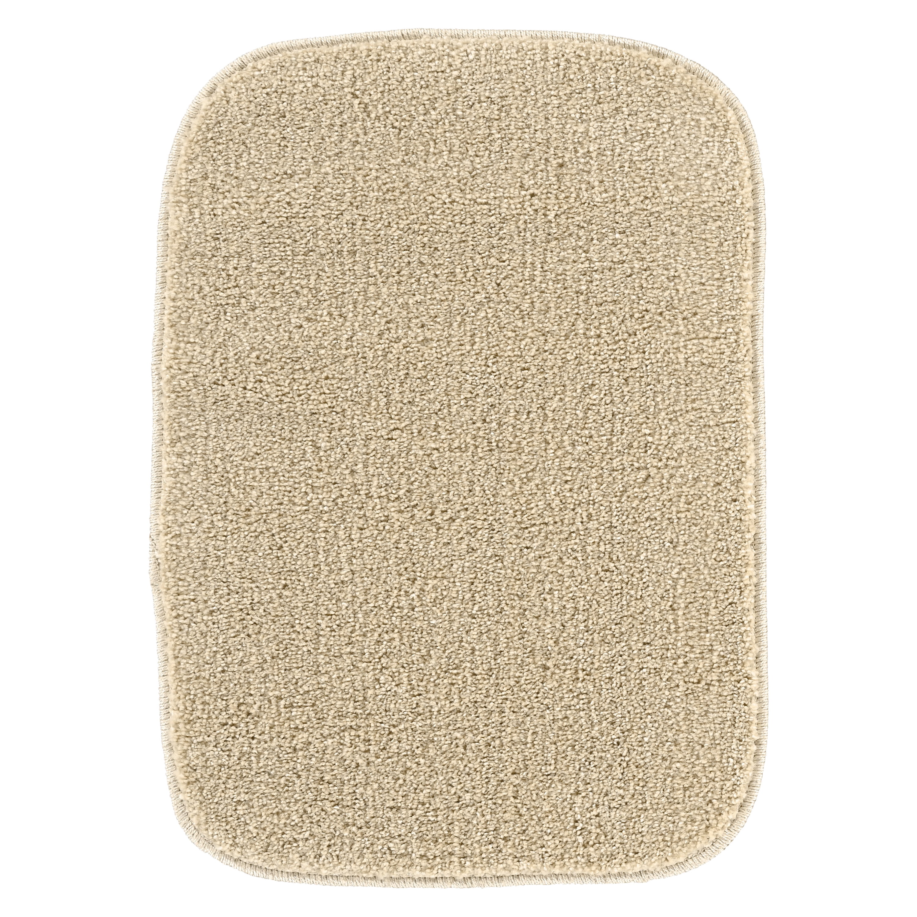 Garland Rug Gramercy Washable Polypropylene Champagne Bath Rug, 17" x 24"