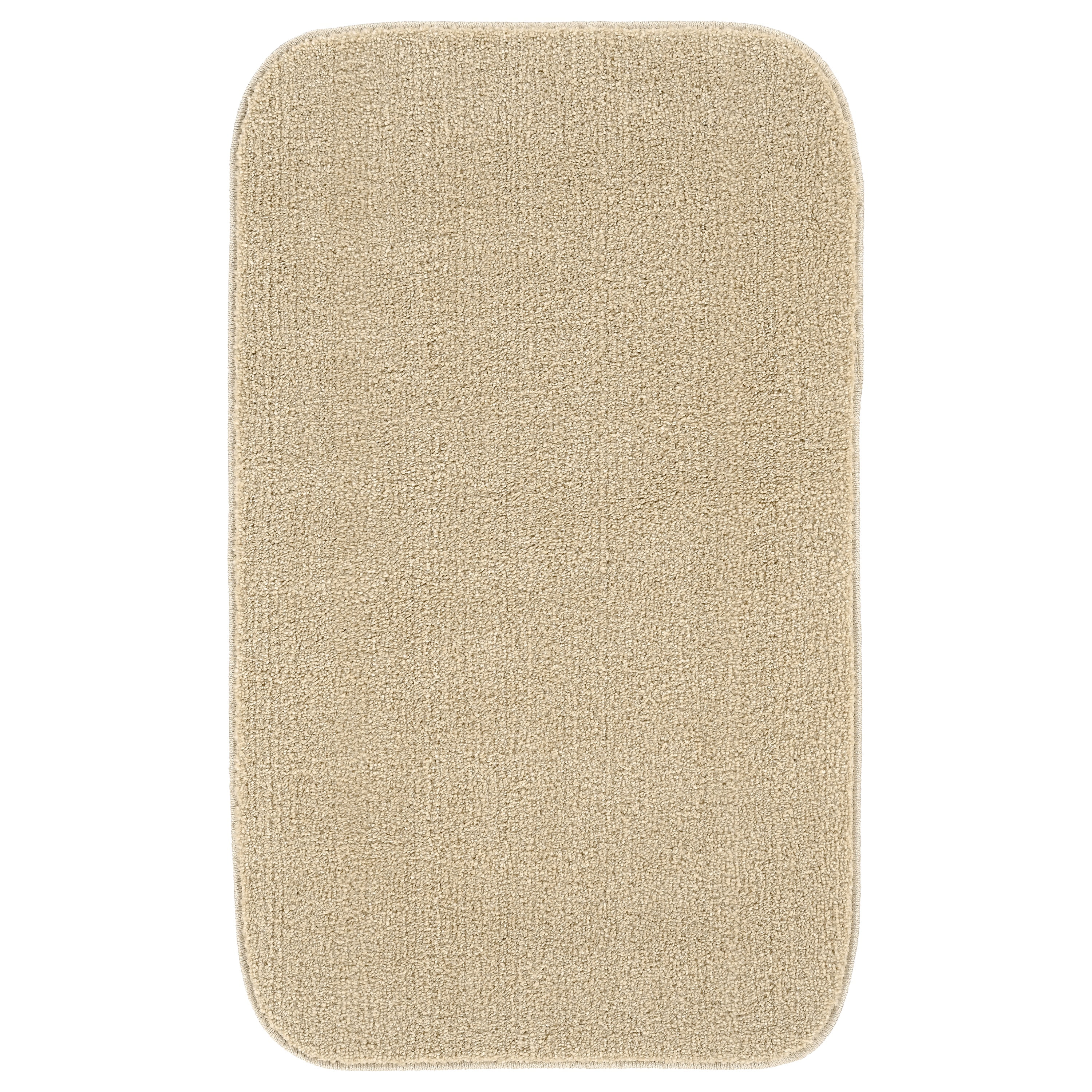 7' Round Polypropylene Champagne Area Rug