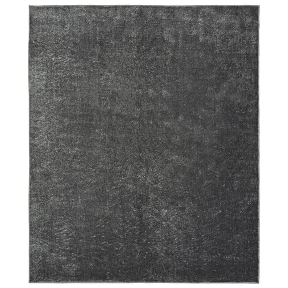 Garland Rug Gramercy Washable Polypropylene Cinder Gray Bathroom Carpet, 4' x 6'