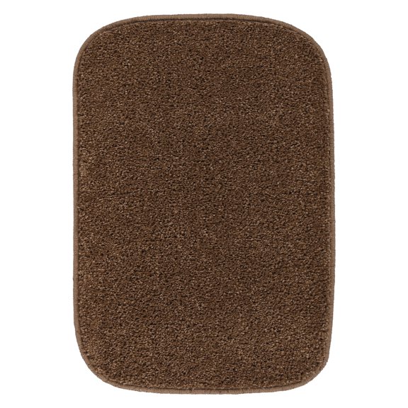 Garland Rug Gramercy Washable Polypropylene Cinnamon Bath Rug, 17" x 24"