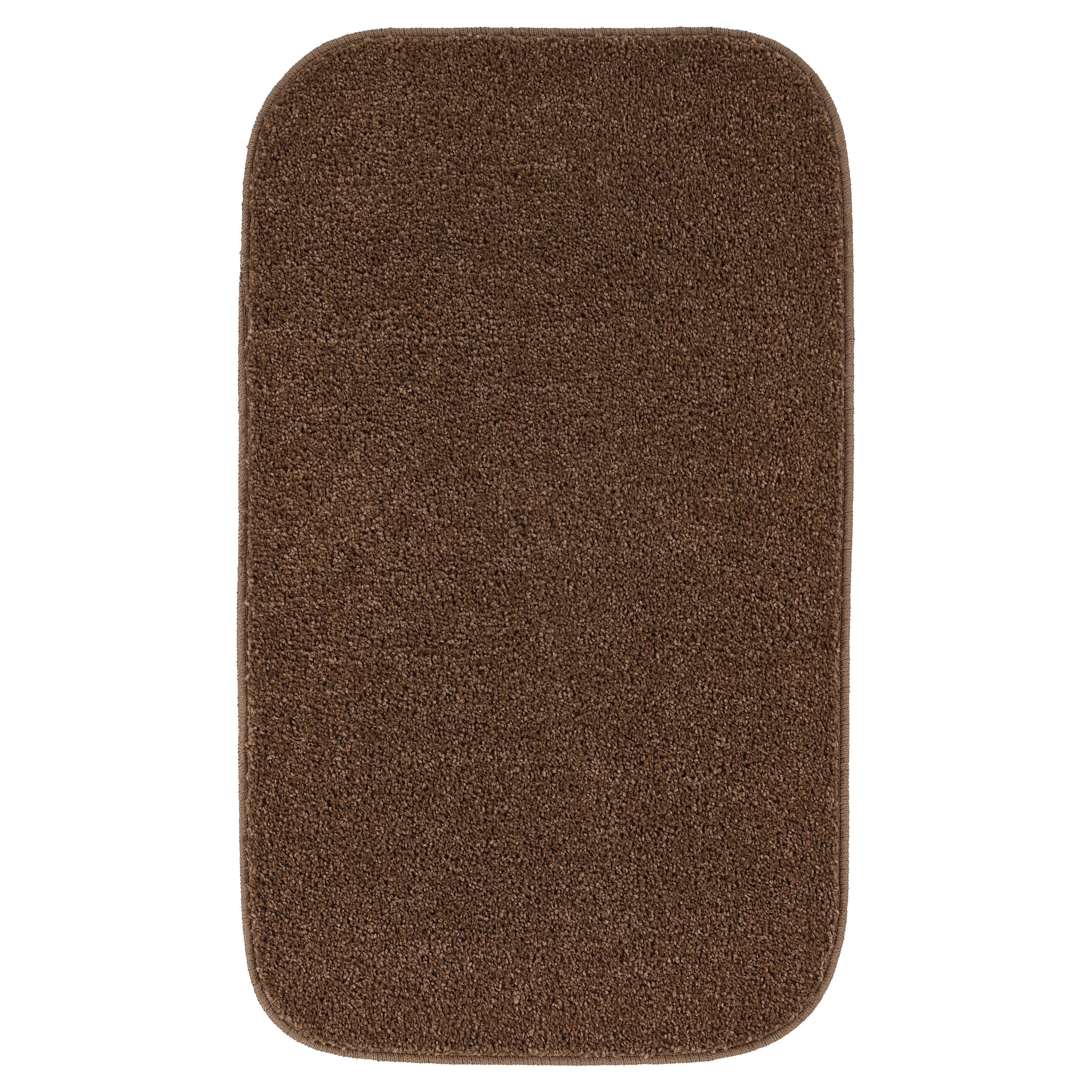 Garland Rug Gramercy Washable Polypropylene Cinnamon Bath Rug, 20" x 34"