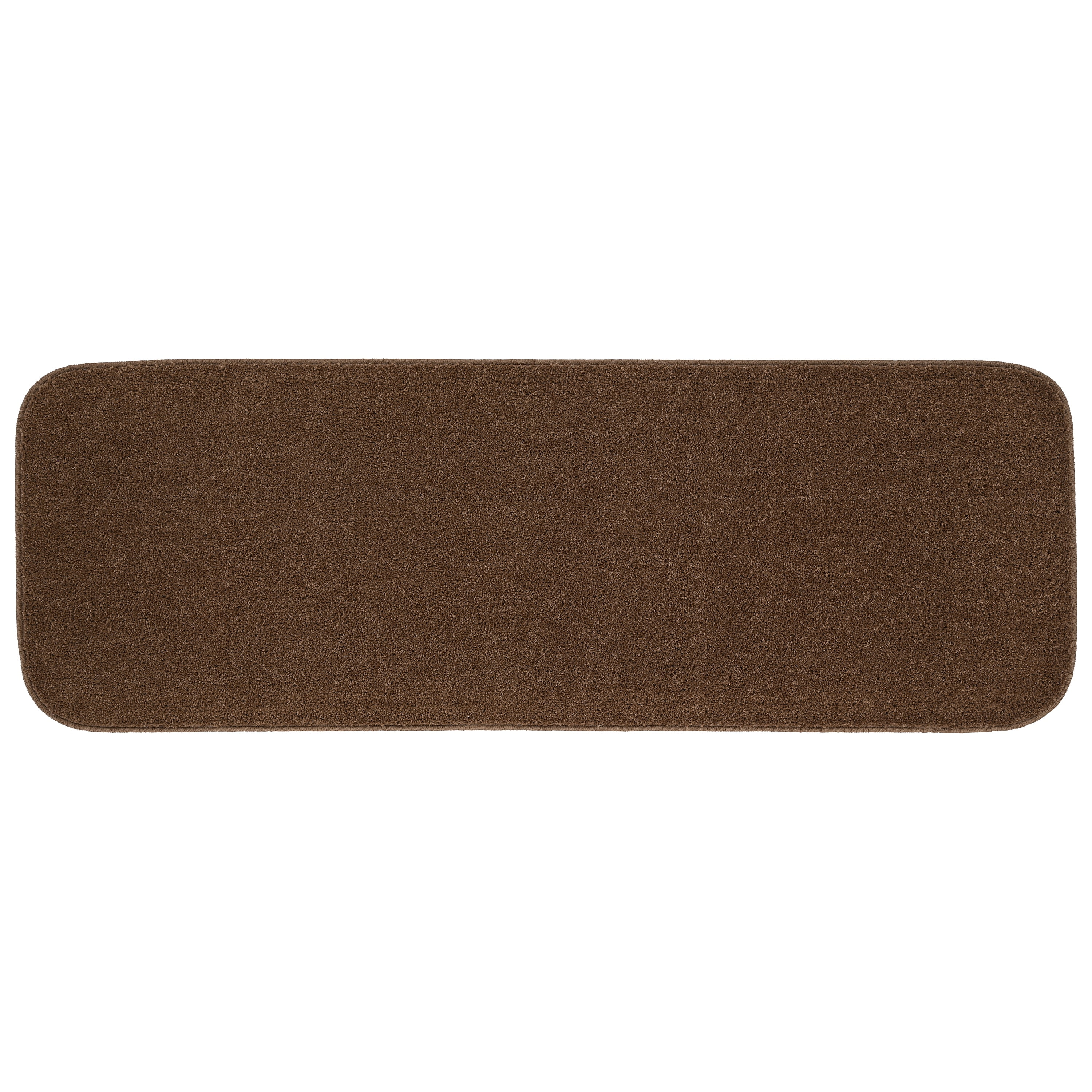 Garland Rug Gramercy Washable Polypropylene Cinnamon Bathroom Runner, 22” x 60”