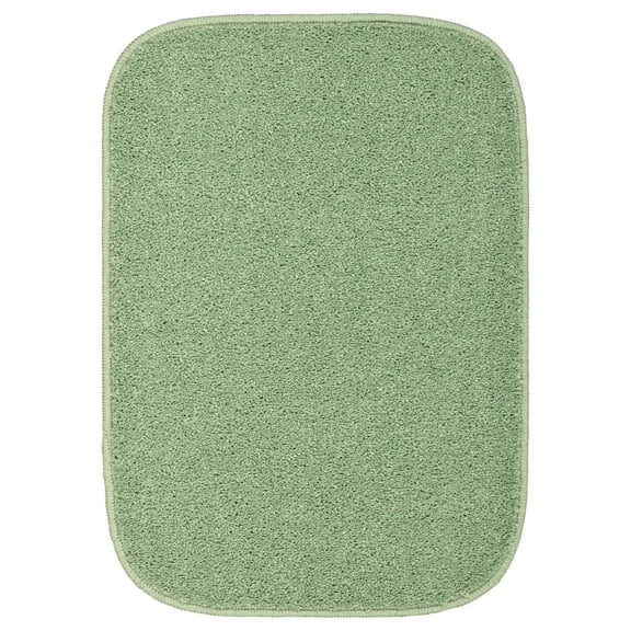 Garland Rug Gramercy Washable Polypropylene Deep Fern Bath Rug, 17" x 24"