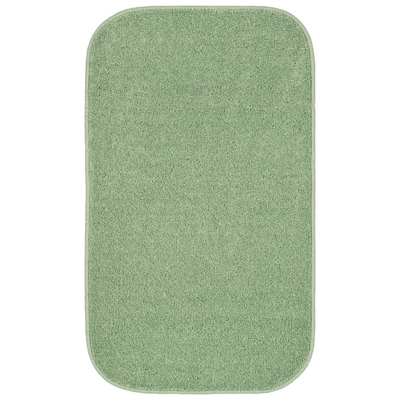 Garland Rug Gramercy Washable Polypropylene Deep Fern Bath Rug, 20" x 34"