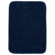 Garland Rug Gramercy Washable Polypropylene Navy Bath Rug, 17" x 24"