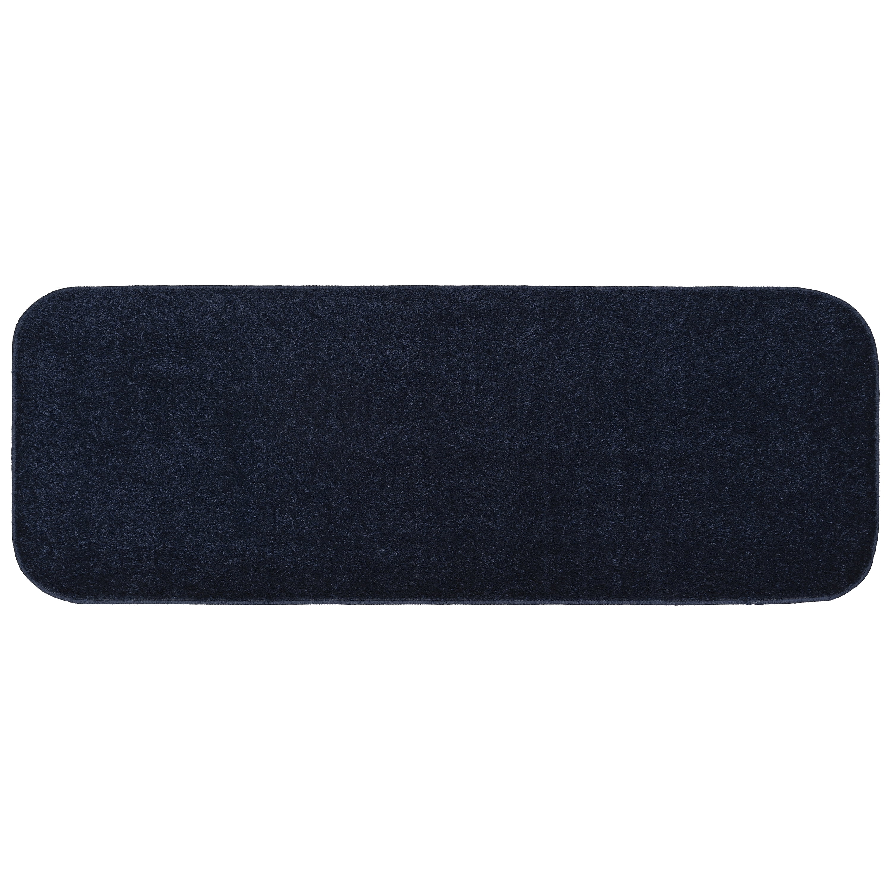 Garland Rugs Gramercy Washable Polypropylene Navy Bathroom Runner 22x60 ...