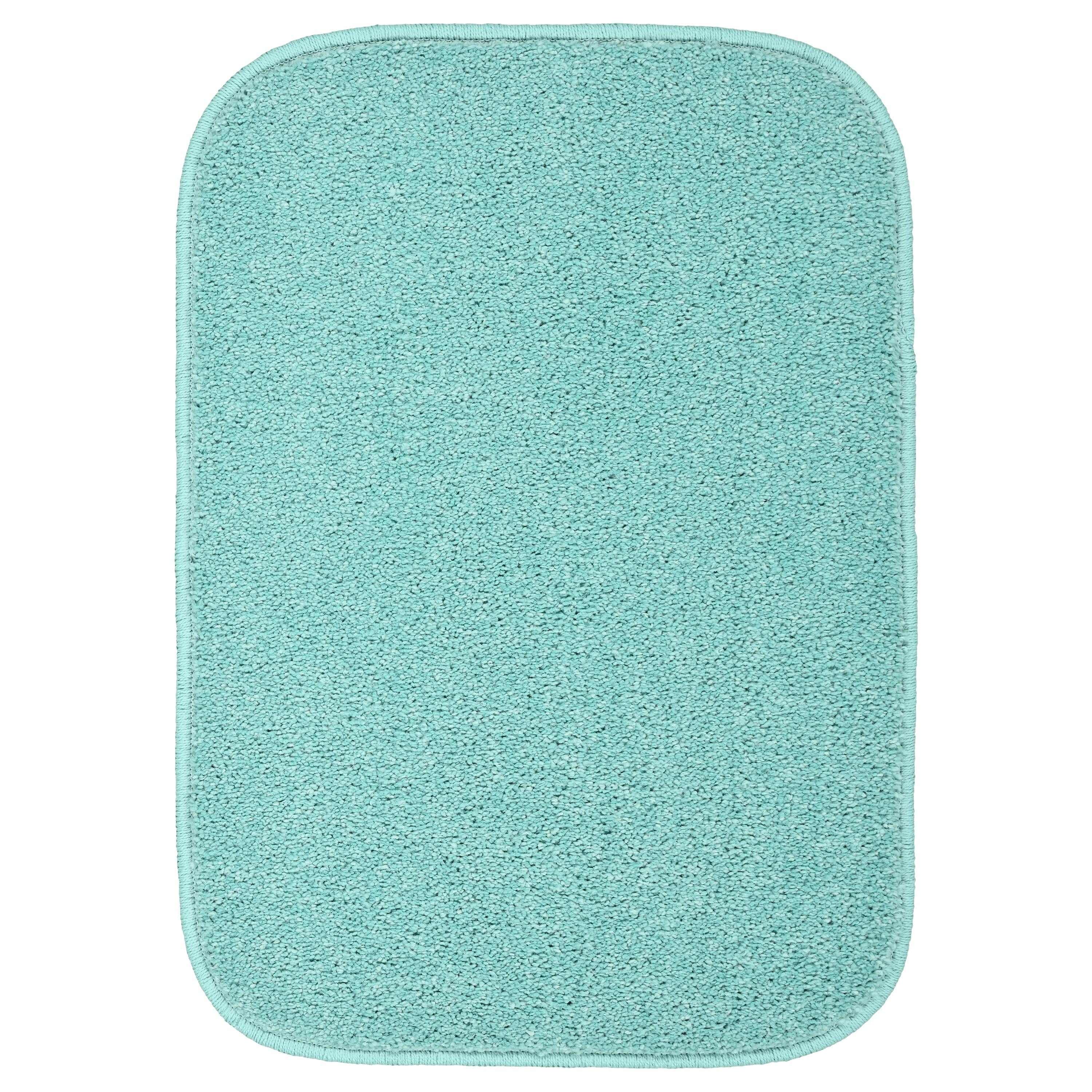 Garland Rug Gramercy Washable Polypropylene Sea Foam Bath Rug, 17" x 24"