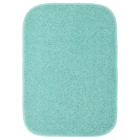 Garland Rug Gramercy Washable Polypropylene Sea Foam Bath Rug, 17" x 24"
