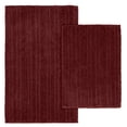 thumbnail image 1 of Garland Rug Grand Isle 2 Piece Nylon Washable Bathroom Rug Set Chili Red, 1 of 5