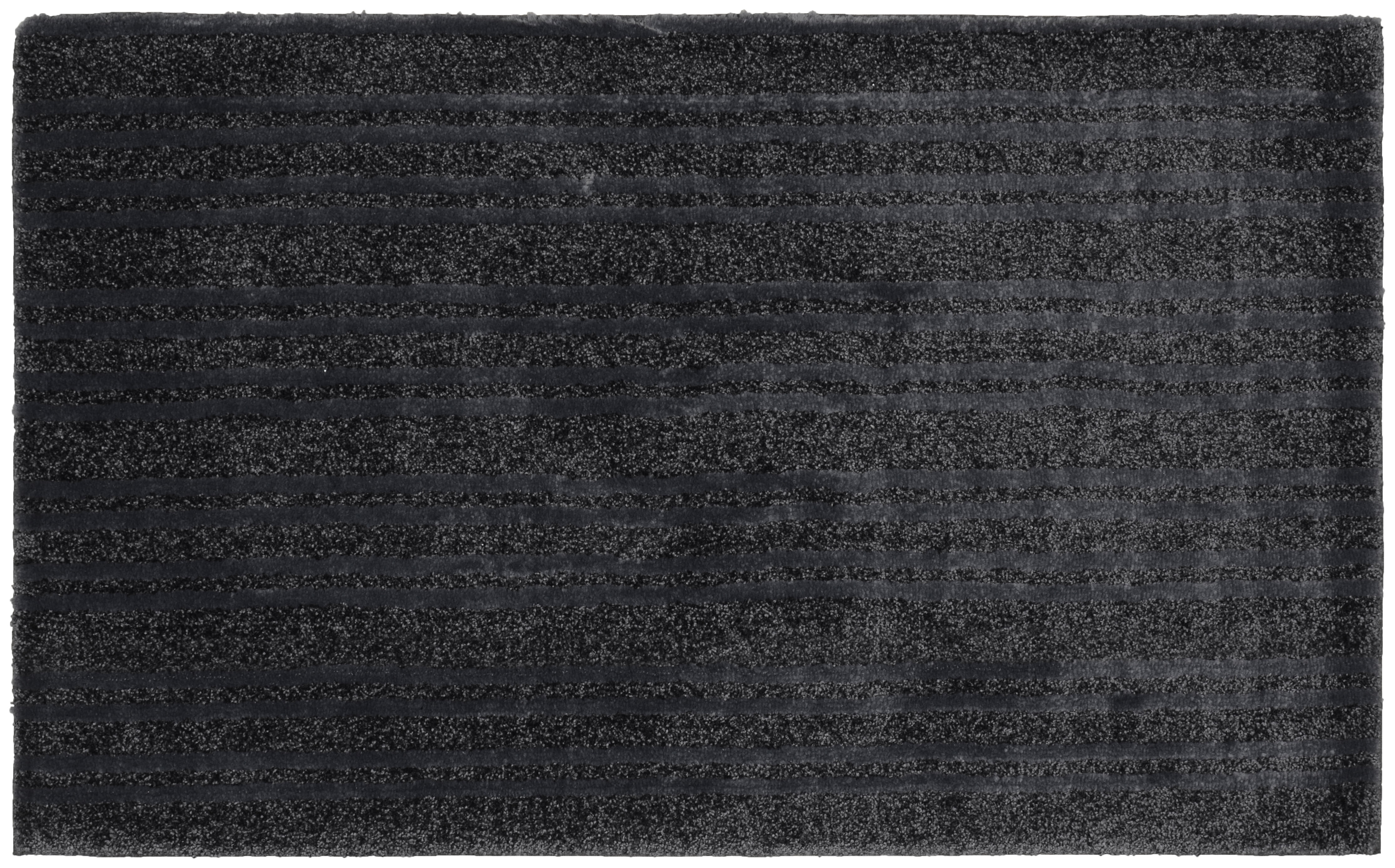 Garland Rug Grand Isle 24 in. x 40 in. Nylon Washable Bathroom Rug Dark ...