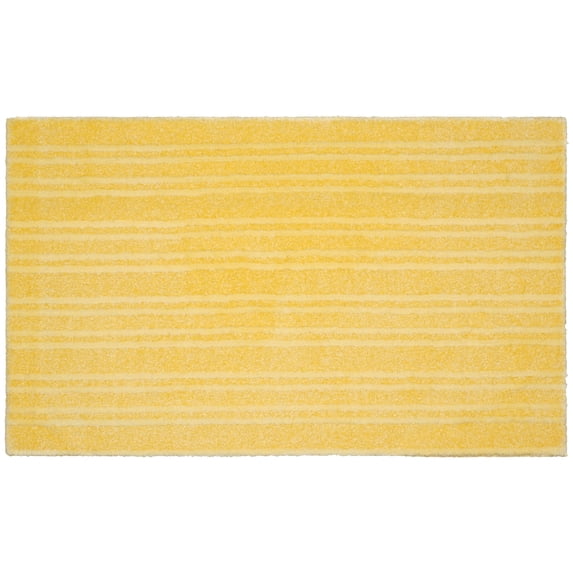 Garland Rug Grand Isle 24 in. x 40 in. Nylon Washable Bathroom Rug Rubber Ducky Yellow