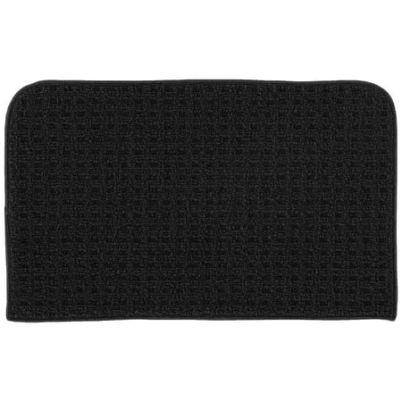 Garland Rug Herald Square Black Indoor Kitchen Rug, 18" x 30"