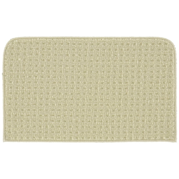 Garland Rug Herald Square 18 in.x30 in. Kitchen Slice Rug Ivory