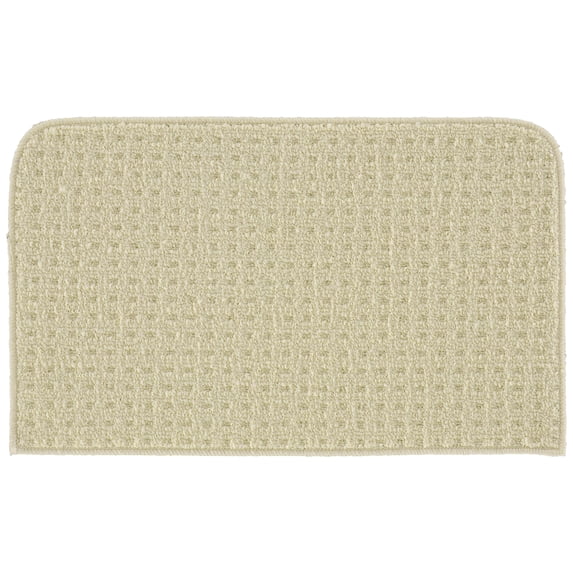 Garland Rug Herald Square 18 in.x30 in. Kitchen Slice Rug Ivory